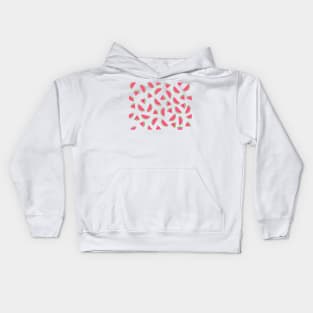 Pink Watermelon Pattern Kids Hoodie